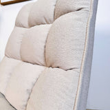 Yuki Beige Bouclé Drehsessel 360° drehbar