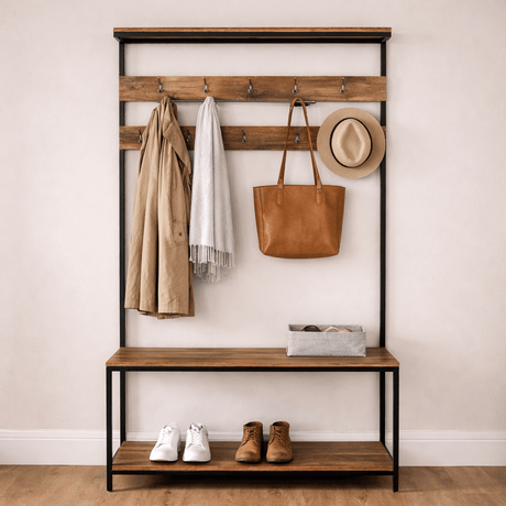 Garderobenmöbel Garderobe Natur Gorne 