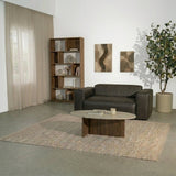 Banken-2-zits bank antraciet ecoleer - 186x98 cm - Jaylen-Dimehouse
