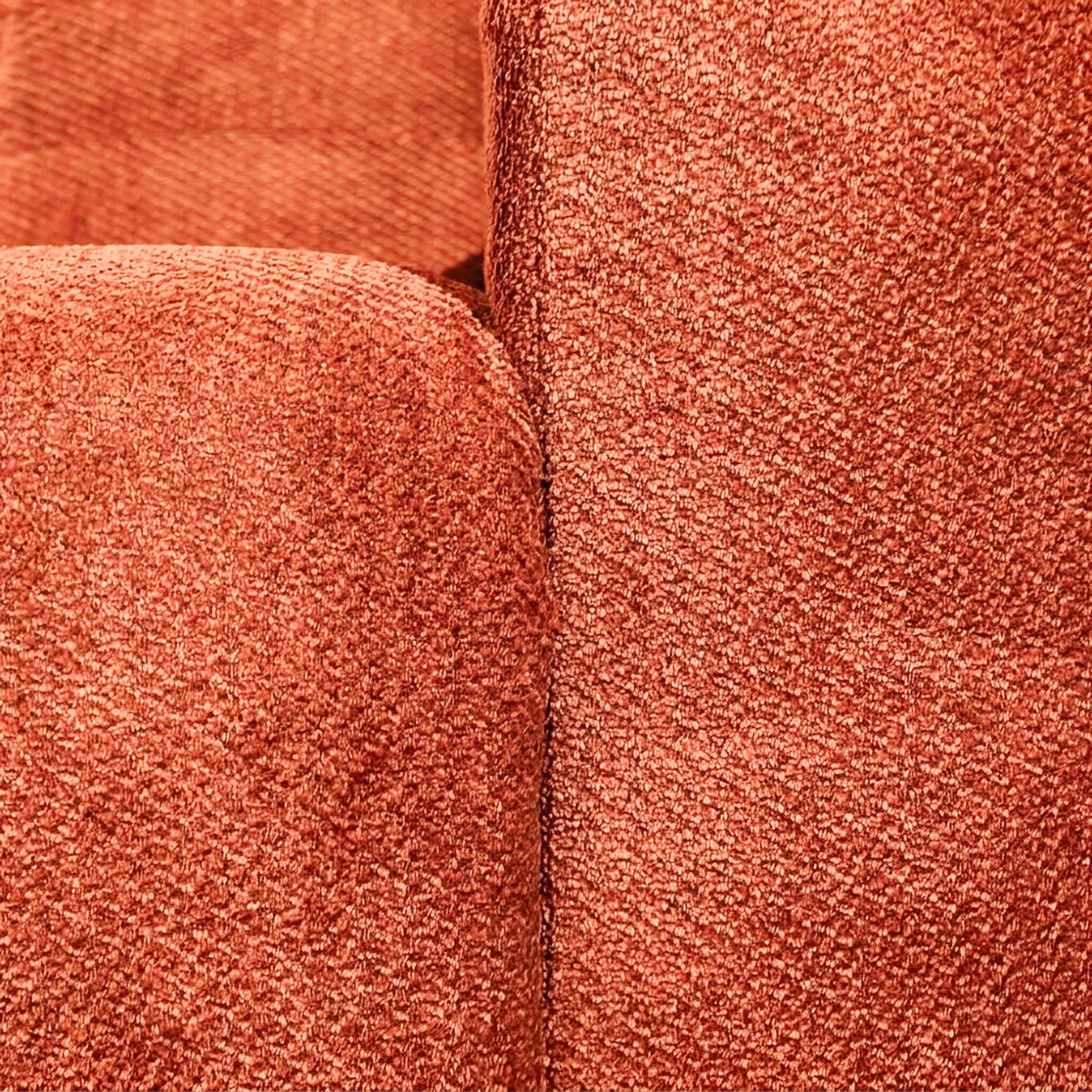 Ecksofa mit Lounge-Kupfer-Bouclé-Stoff Nova – rechts