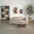 Banken-2-zits bank beige chenille bouclé - 186x98 cm - Jaylen-Dimehouse