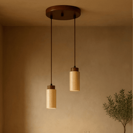 Babıl-B - Walnussbeige Walnuss-Travertin-Kappe
