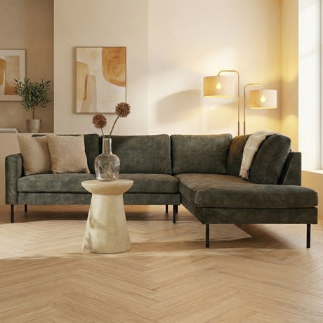 Ecksofa aus grünem Samt Gaya - rechts 