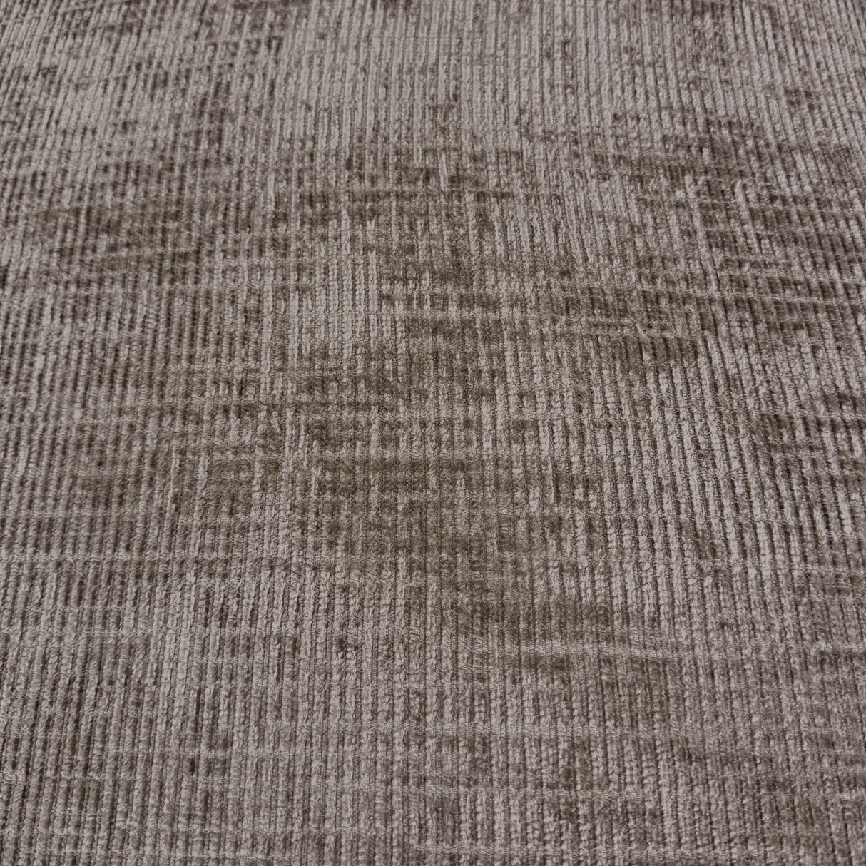 Ecksofa aus taupefarbenem Chenille-Stoff mit linker Chaiselongue Manon 