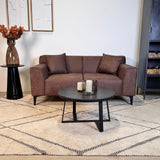 2,5-Sitzer Sofa Davidson Grün Mikrofaser Stoff 
