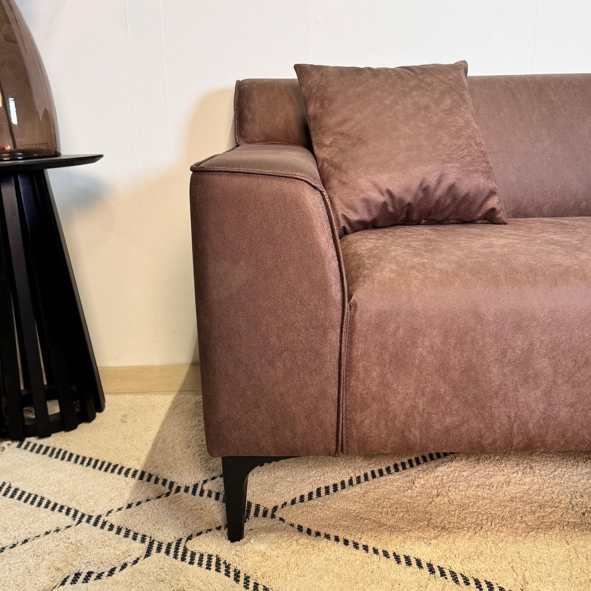 3-Sitzer Sofa Davidson Grün Mikrofaser Stoff 