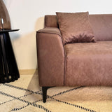 3-Sitzer Sofa Davidson Grün Mikrofaser Stoff 