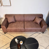 3-Sitzer Sofa Davidson Grün Mikrofaser Stoff 