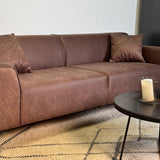 3-Sitzer Sofa Davidson Grün Mikrofaser Stoff 