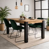 Industrieller Esstisch Kansas Mango holz