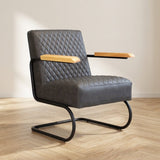 Industriële fauteuil Lars antraciet sfeerfoto in modern interieur