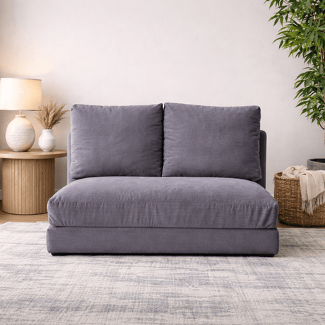 2-Sitzer-Schlafsofa Taida Grey