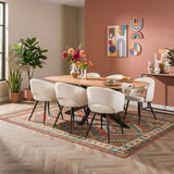 Dänischer ovaler Esstisch Laurie Akazienholz 180x95 cm