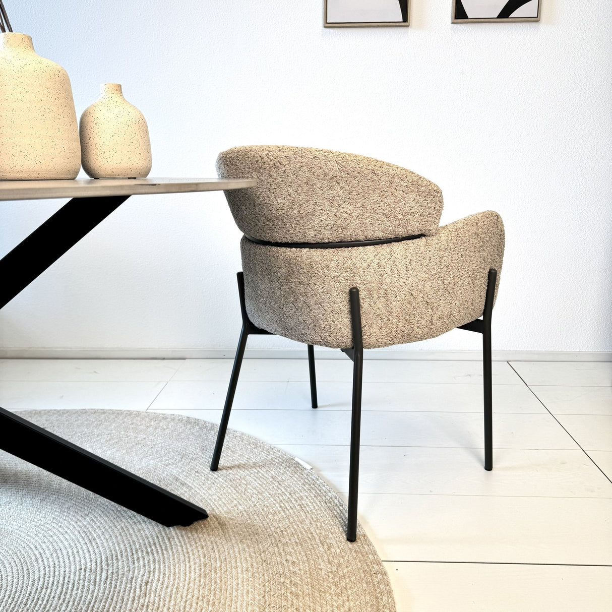 Esszimmerstühle Lola Bouclé