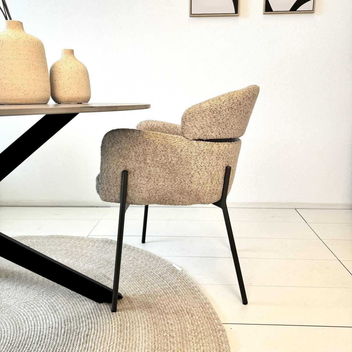 Esszimmerstühle Lola Bouclé