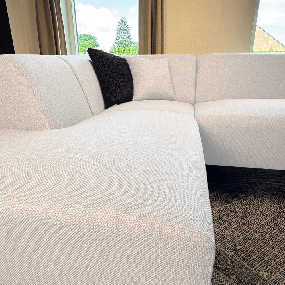 Ecksofa Moby Rechts Beige - 2,5-Sitzer + Chaiselongue 