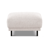 Fußhocker aus beigem Stoff – 73 × 57 × 47 cm – Aniko