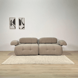 Modulare Bank 2-Sitzer Doeblo Beige
