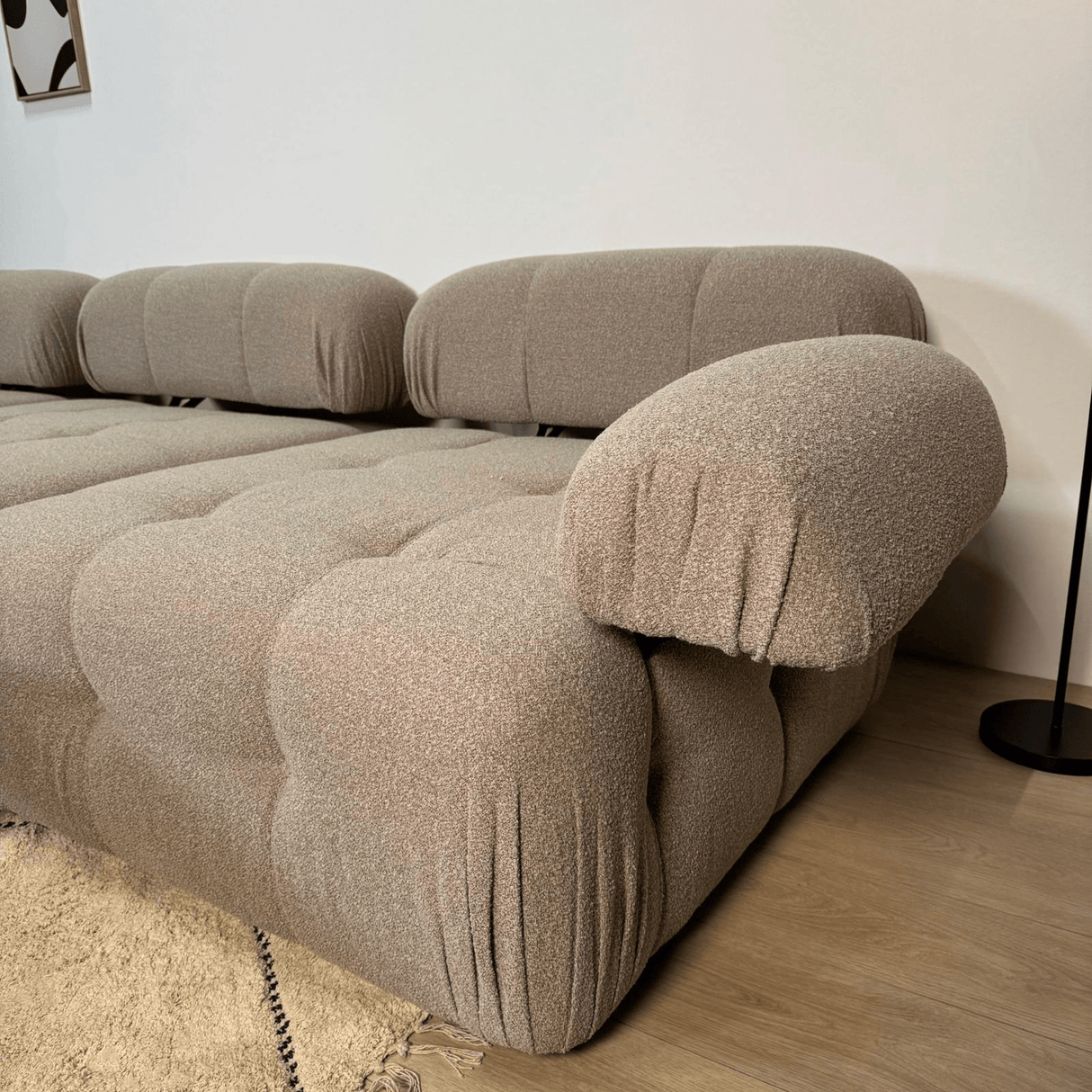 Modulare Bank 3-Sitzer Doeblo Beige