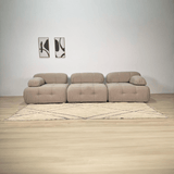 Modulare Bank 3-Sitzer Doeblo Beige