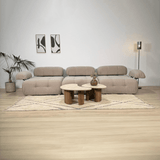 Modulare Bank 3-Sitzer Doeblo Beige