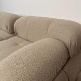 Modulare Bank 3sitzer mit Hocker Doeblo Beige