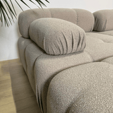 Modulare Bank 3sitzer mit Hocker Doeblo Beige