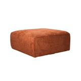 Hockers-Hocker koper chenille bouclé - 98x88x43 cm - Jaylen-Dimehouse