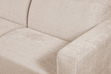 Ecksofa Moby Links Beige - Chaiselongue + 2,5-Sitzer 