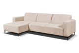 Ecksofa Moby Links Beige - Chaiselongue + 2,5-Sitzer 