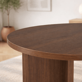 Sablin Esstisch Walnuss 180x89,5x75 cm Walnuss Melamin 