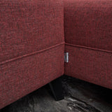 Schlafsofa Roter Stoff - U-Sofa - XXL 300x202x152cm - Belen
