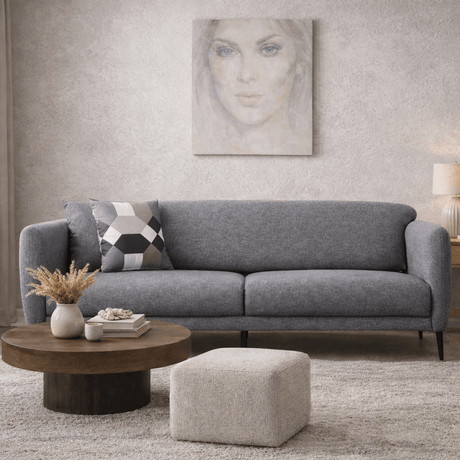3-Sitzer-Schlafsofa Venus Grey