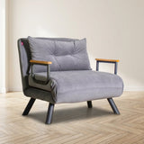 Slaapfauteuil Sando Stof Grijs sfeerfoto in modern interieur
