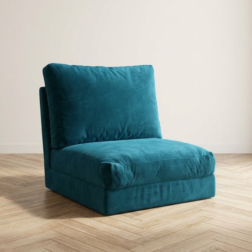 Slaapfauteuil Taida Groen sfeerfoto in modern interieur
