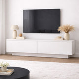 TV Meubels - TV Meubel Merida Wit Melamine 140x38,2x35,5 cm - Dimehouse