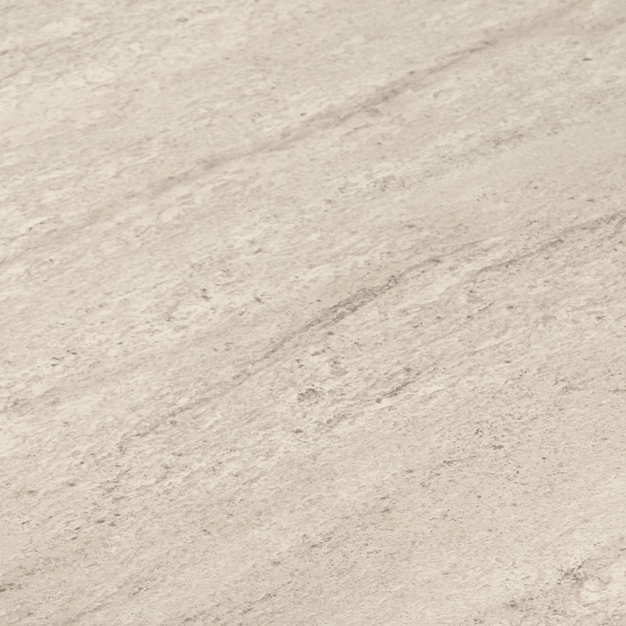 Kleiner Esstisch Travertin Melamin - 110 cm - mit Stauraum - Kara