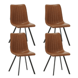 Esszimmerstuhl Jimmy Kunstleder cognac