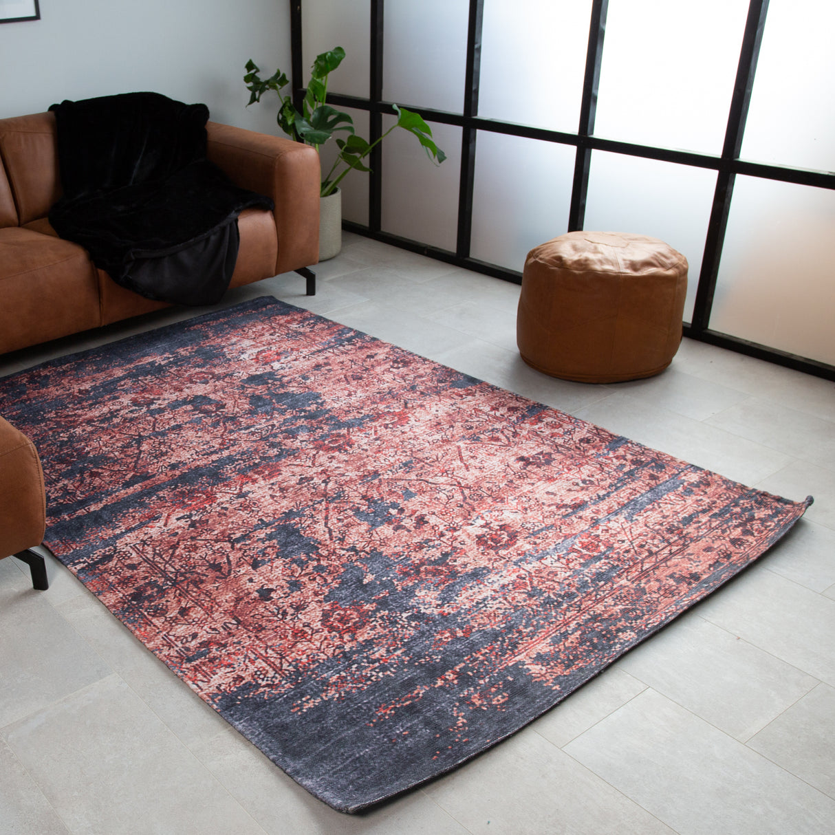 Teppich Red Floral Dylan 160x230 cm