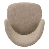 Japandi Esstuhly Yuka Sand - Walnussoptik Rahmen 