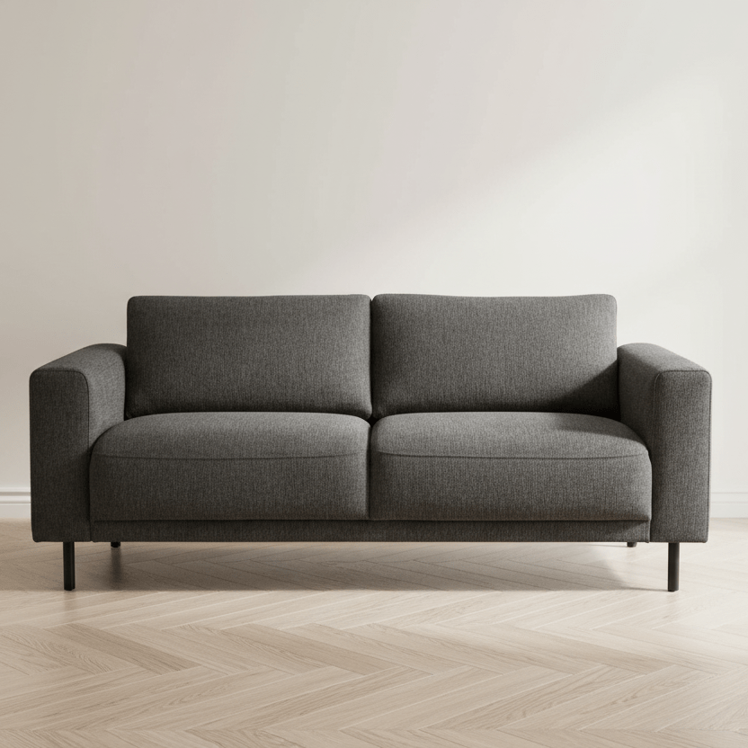 Modernes 2,5-Sitzer-Sofa Anthrazit Stoff Aniko 183x90x78 cm