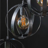 Hanglamp Lucy DH Interior Charcoal LxBxH 36x36x18 Metaal Sfeerfoto detail