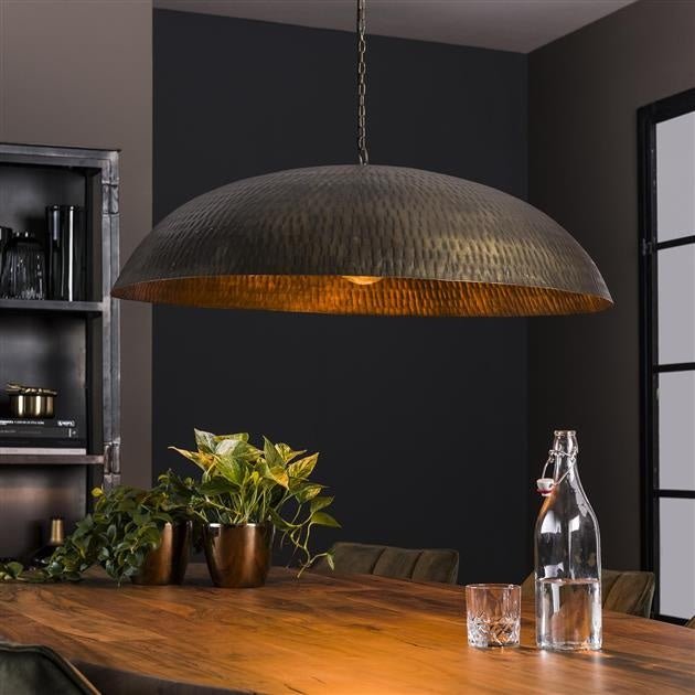 Industrielle XXL Hängelampe Metall Lasse Ø90 cm