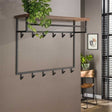 Garderobe Daya DH Interior Saja LxBxH 106x87x37 Saja Holz Stimmungsvolles Foto Seitenansicht