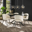 Esstisch Sophie DH Interior Schwarz LxBxH 189x99x9 Keramik Stimmungsvolles Foto diagonale Vorderansicht