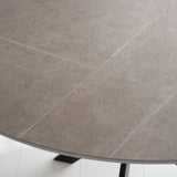 Eettafel Yuna Grey Dimehouse Grijs LxBxH 121x121x11 Sintered stone Sfeerfoto detail