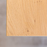 Tafelblad Lenzo Rustique Oak Dimehouse Bruin LxBxH 172x83x7 Melamine Sfeerfoto kleurstaal